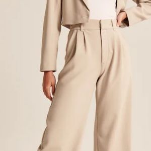 Abercrombie and Fitch Tailored Wide Leg Pant